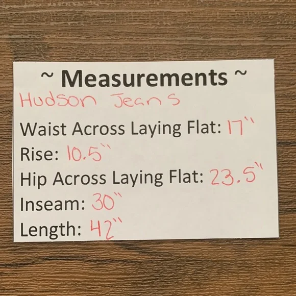 Hudson Wilde Relax Straight Size 33 - Picture 11 of 11